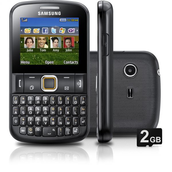 Cel.Samsung Ch@t 222 Camera VGA MP3 teclado QWERTY . OFERTA!